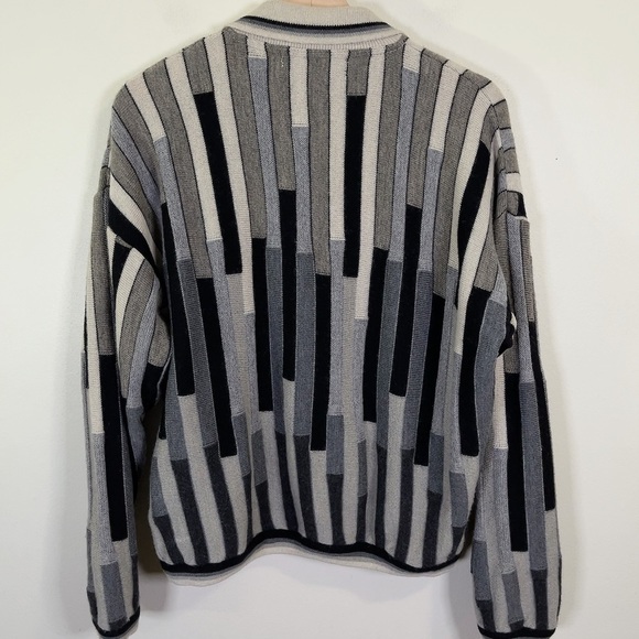 Vintage 90s Textured Coogi Style Cropped Sweater - Picture 16 of 16